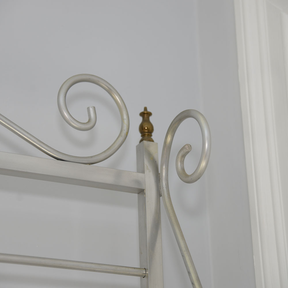 Metal and Glass Etagere