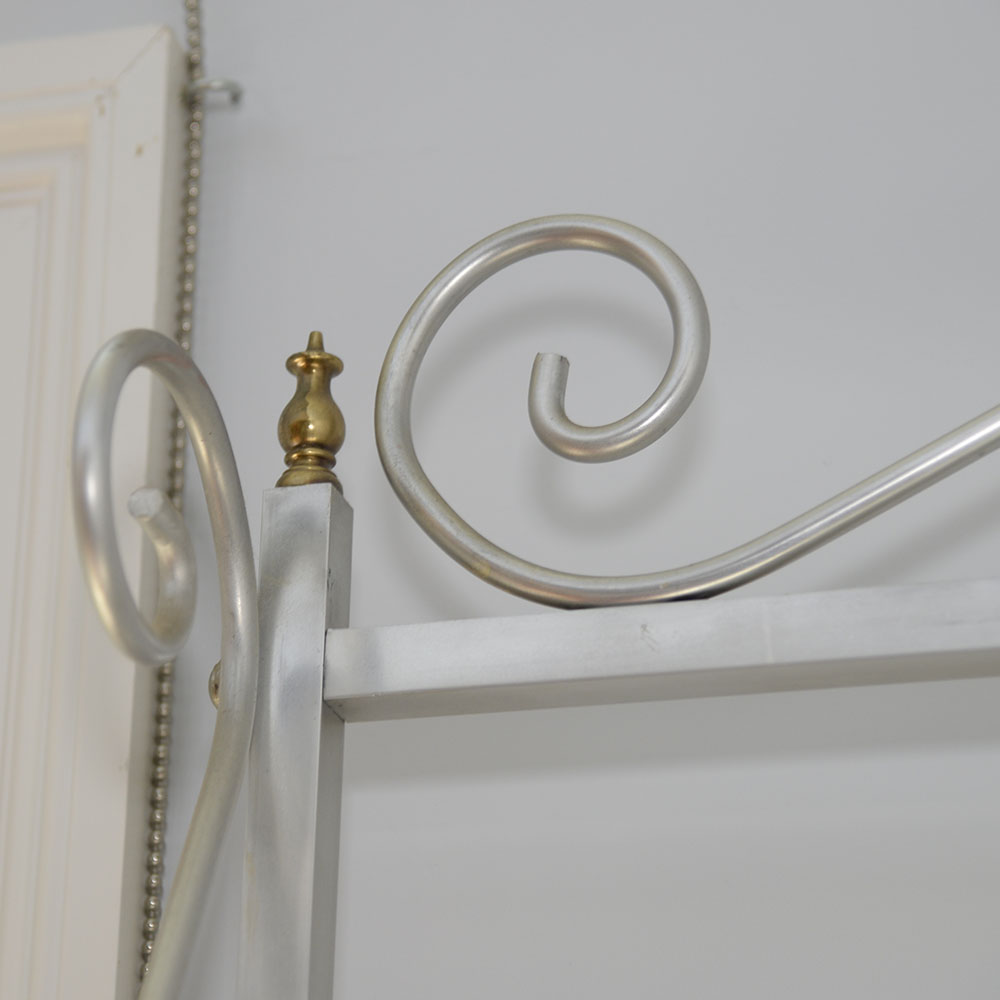 Metal and Glass Etagere