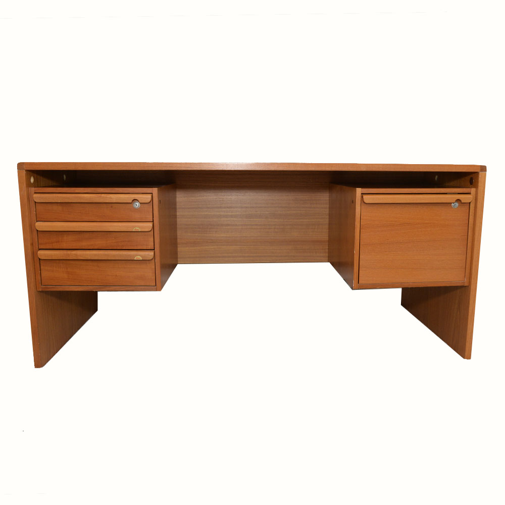 Vintage Danish Modern Teak Desk