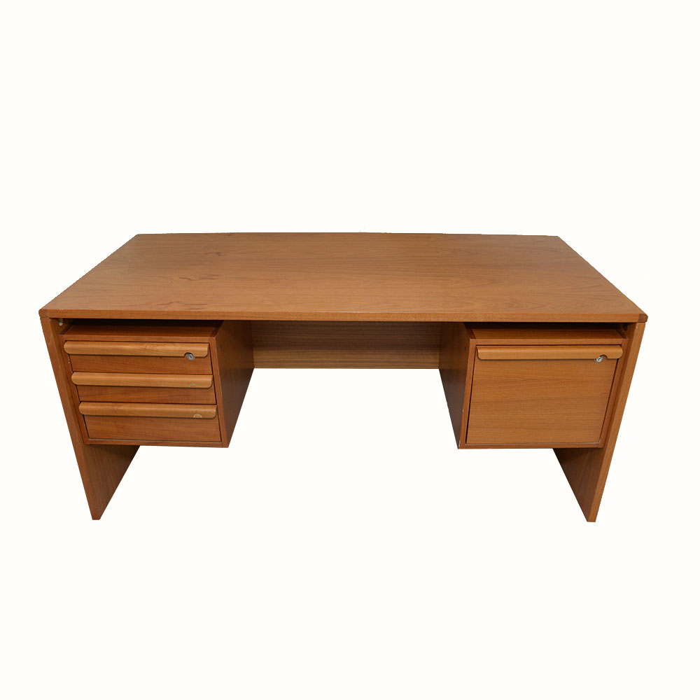 Vintage Danish Modern Teak Desk