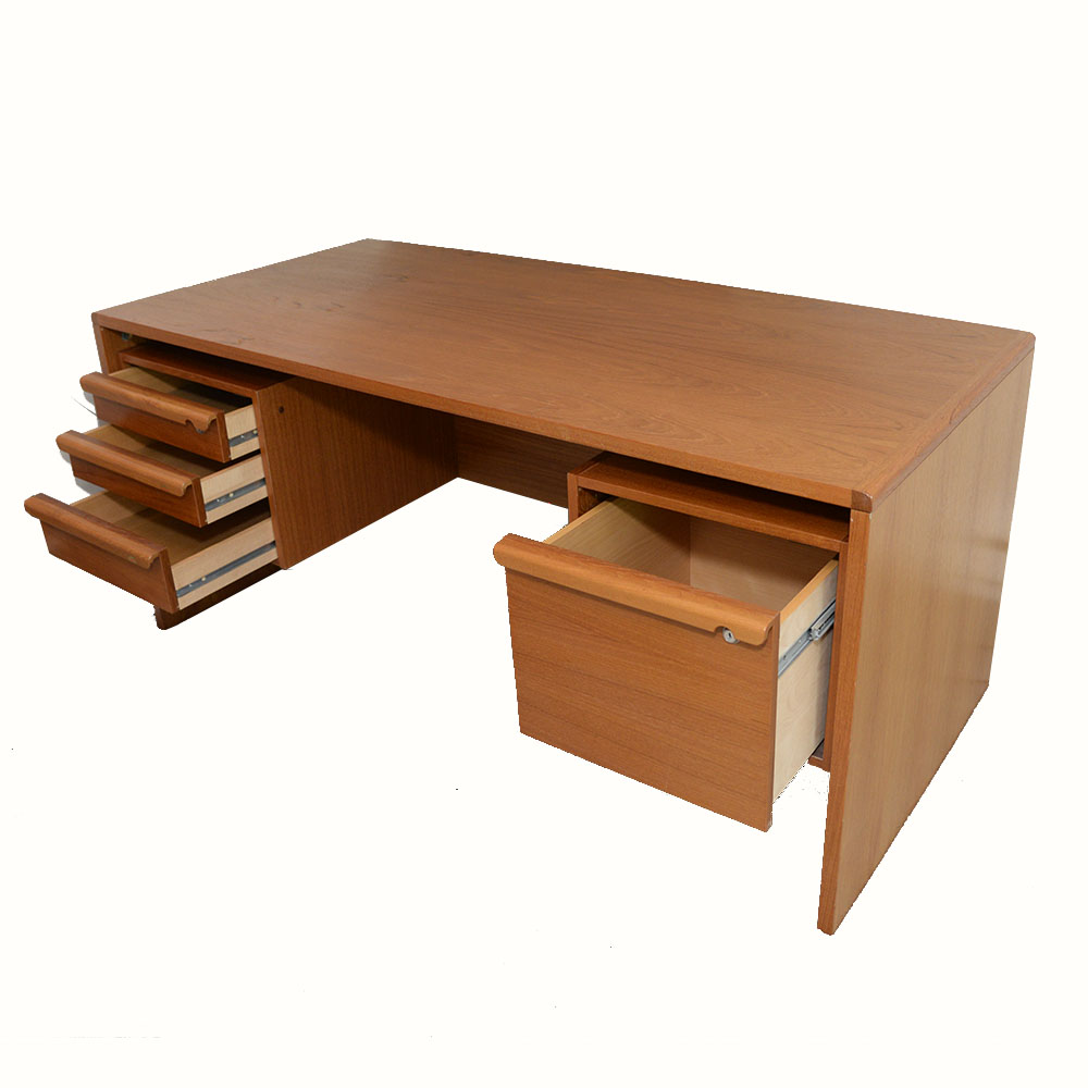 Vintage Danish Modern Teak Desk
