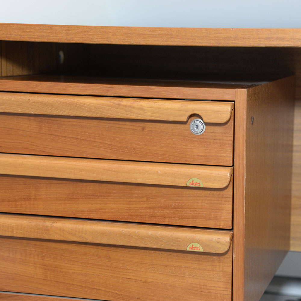 Vintage Danish Modern Teak Desk