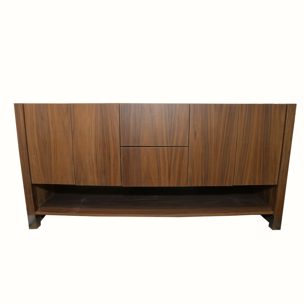 Contemporary Style Custom Double Vanity