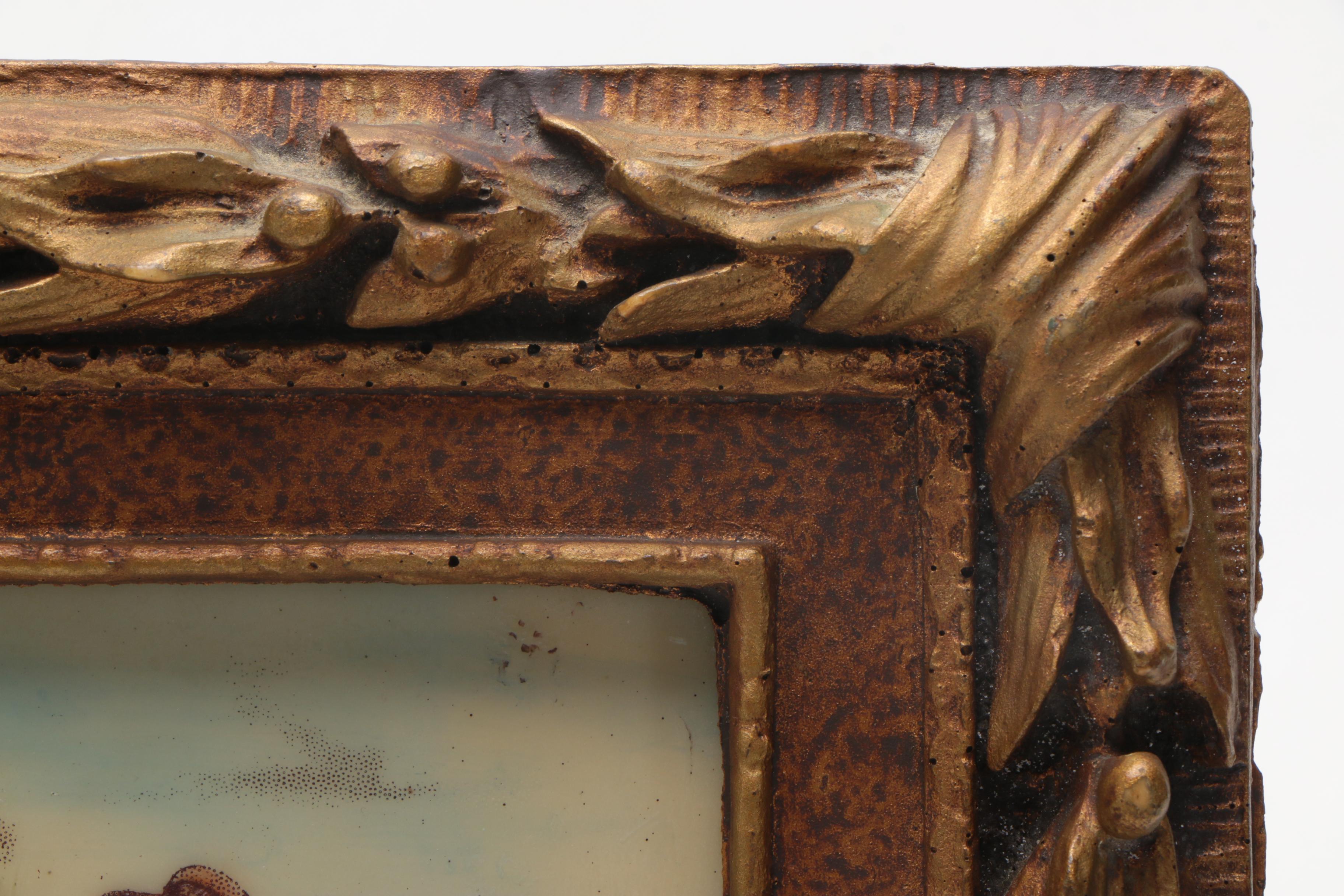 Maurleon Vintage Artini Hand Painted Engraving On Resin