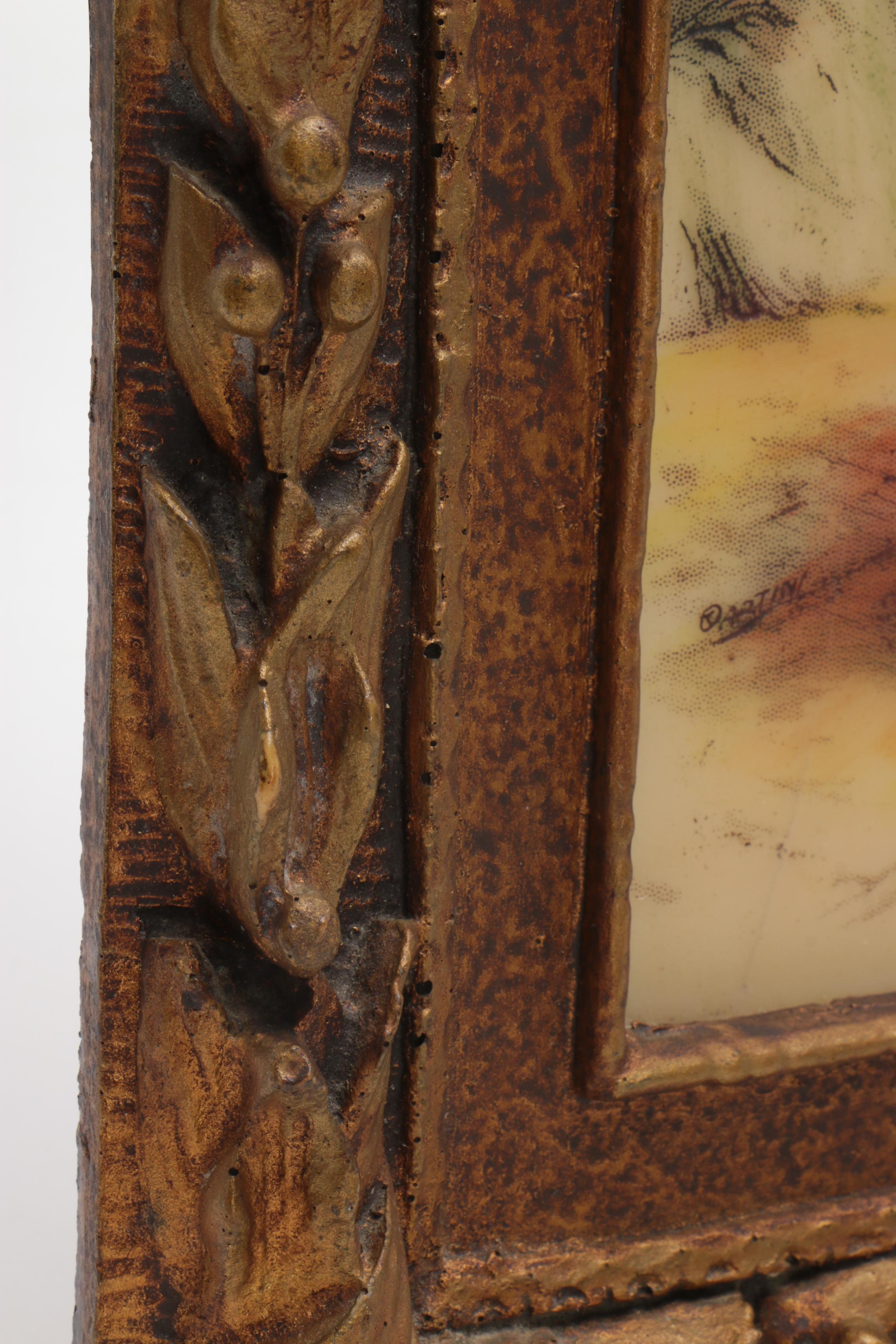 Maurleon Vintage Artini Hand Painted Engraving On Resin