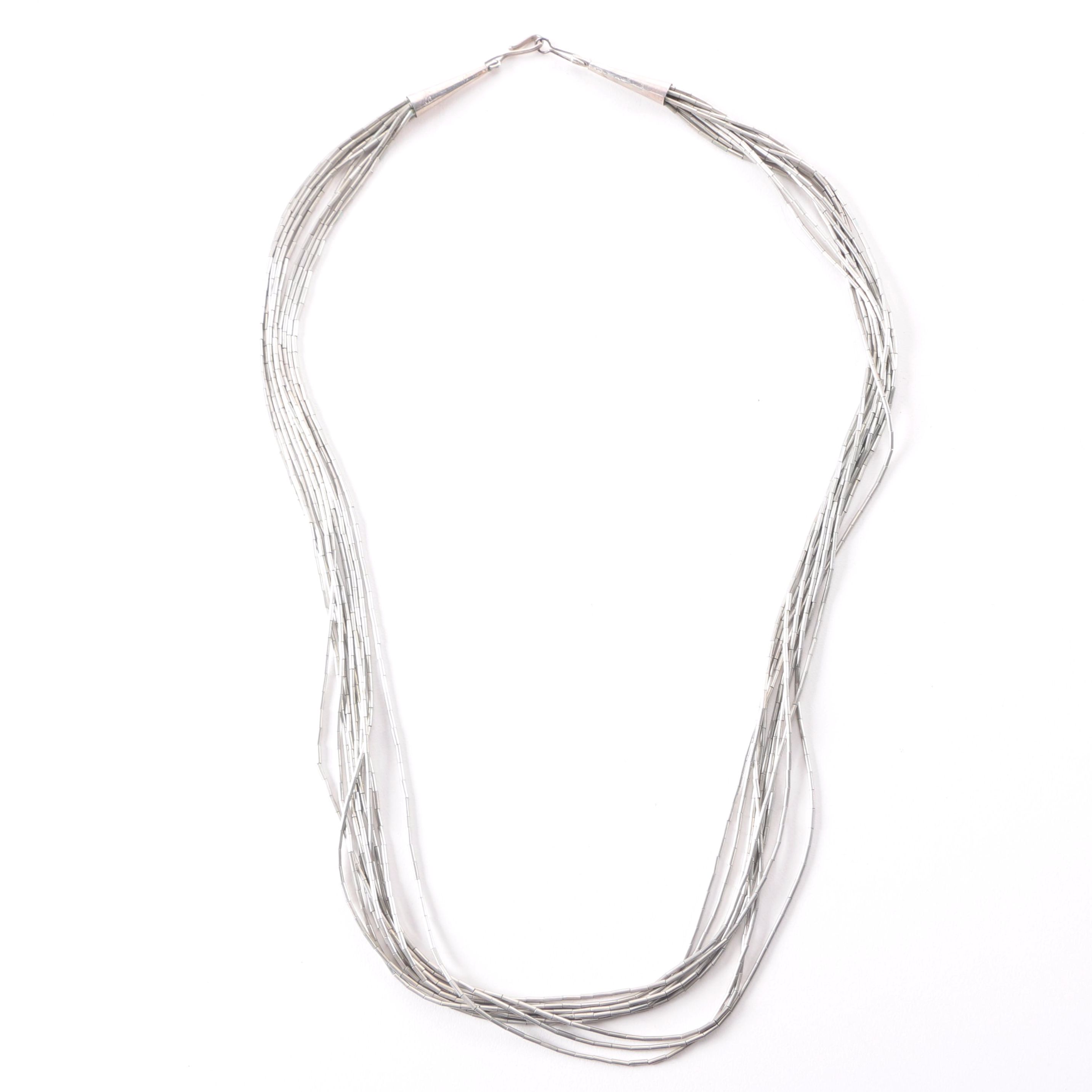 Liquid Silver Necklace