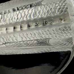 Lalique France "Perch" Crystal Figurine