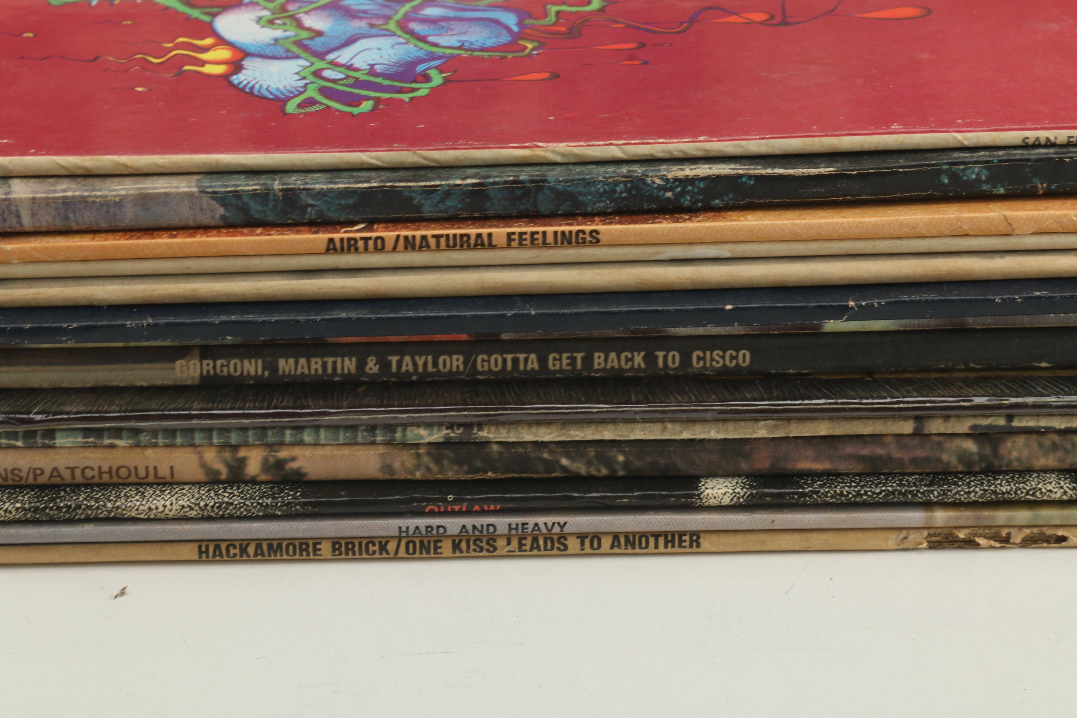 Vintage Jazz and Folk Rock Records