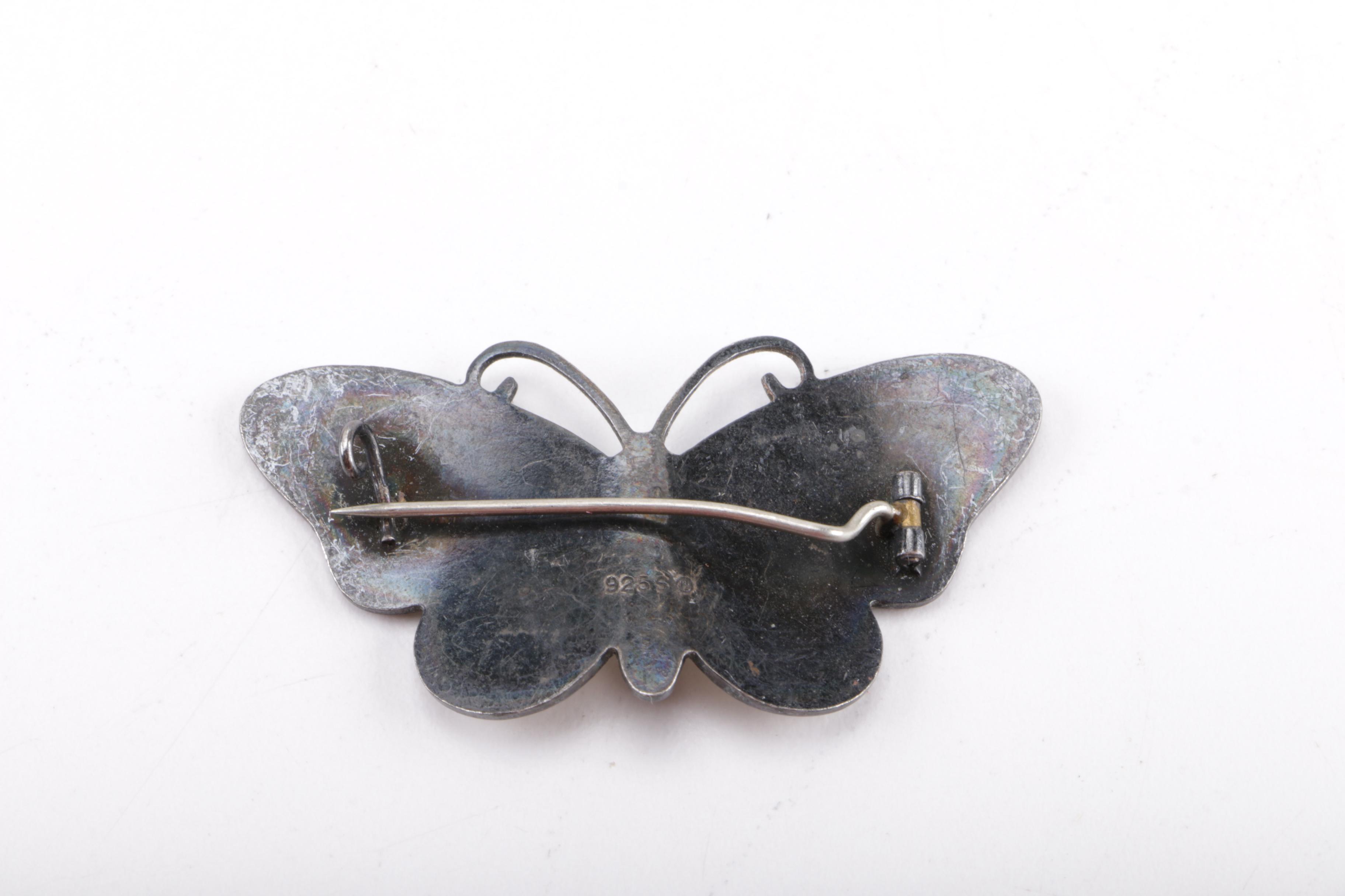 Sterling Silver Necklace and Brooch