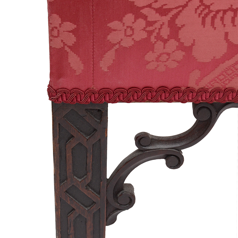 Pair of Antique George III Period  Library Chairs, c. 1765