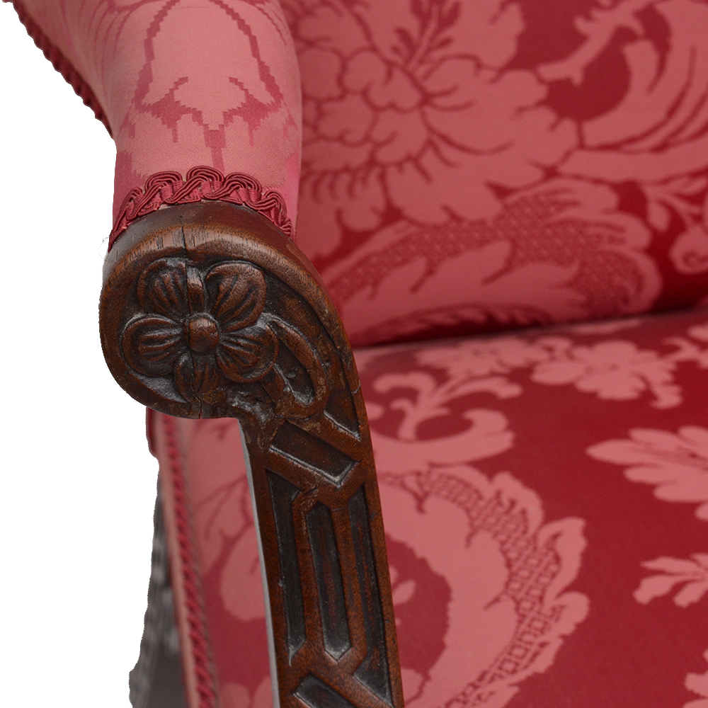 Pair of Antique George III Period  Library Chairs, c. 1765