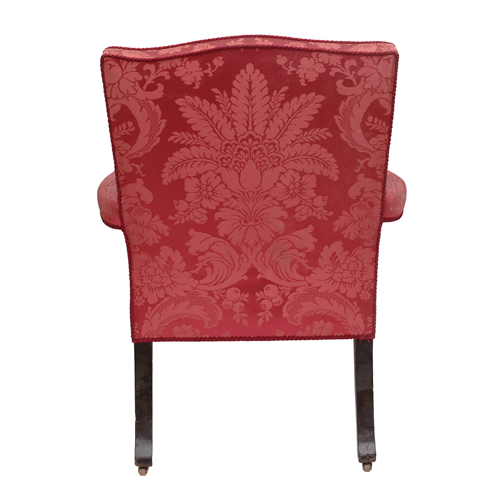 Pair of Antique George III Period  Library Chairs, c. 1765