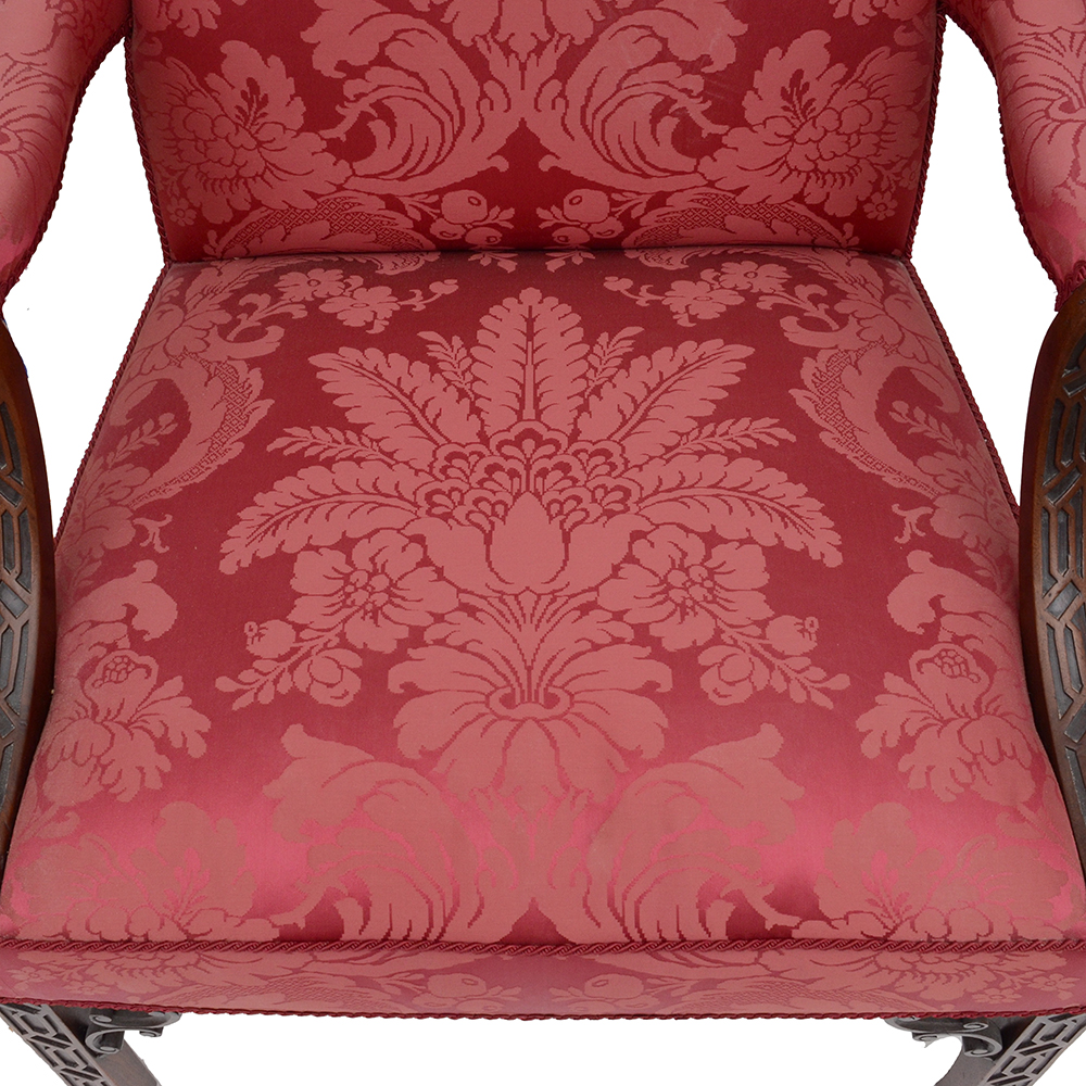 Pair of Antique George III Period  Library Chairs, c. 1765