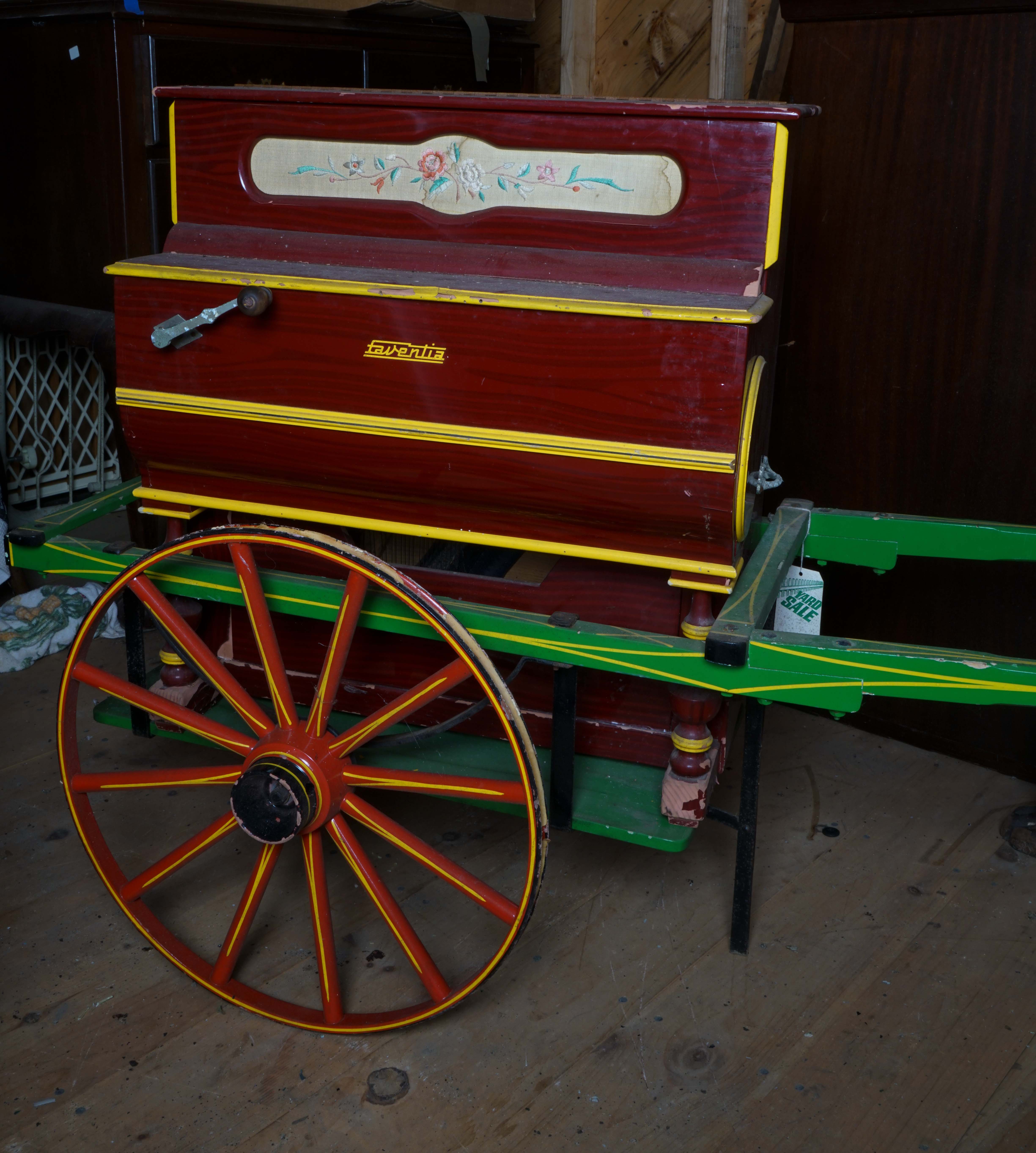 Vintage Faventia Barrel Piano