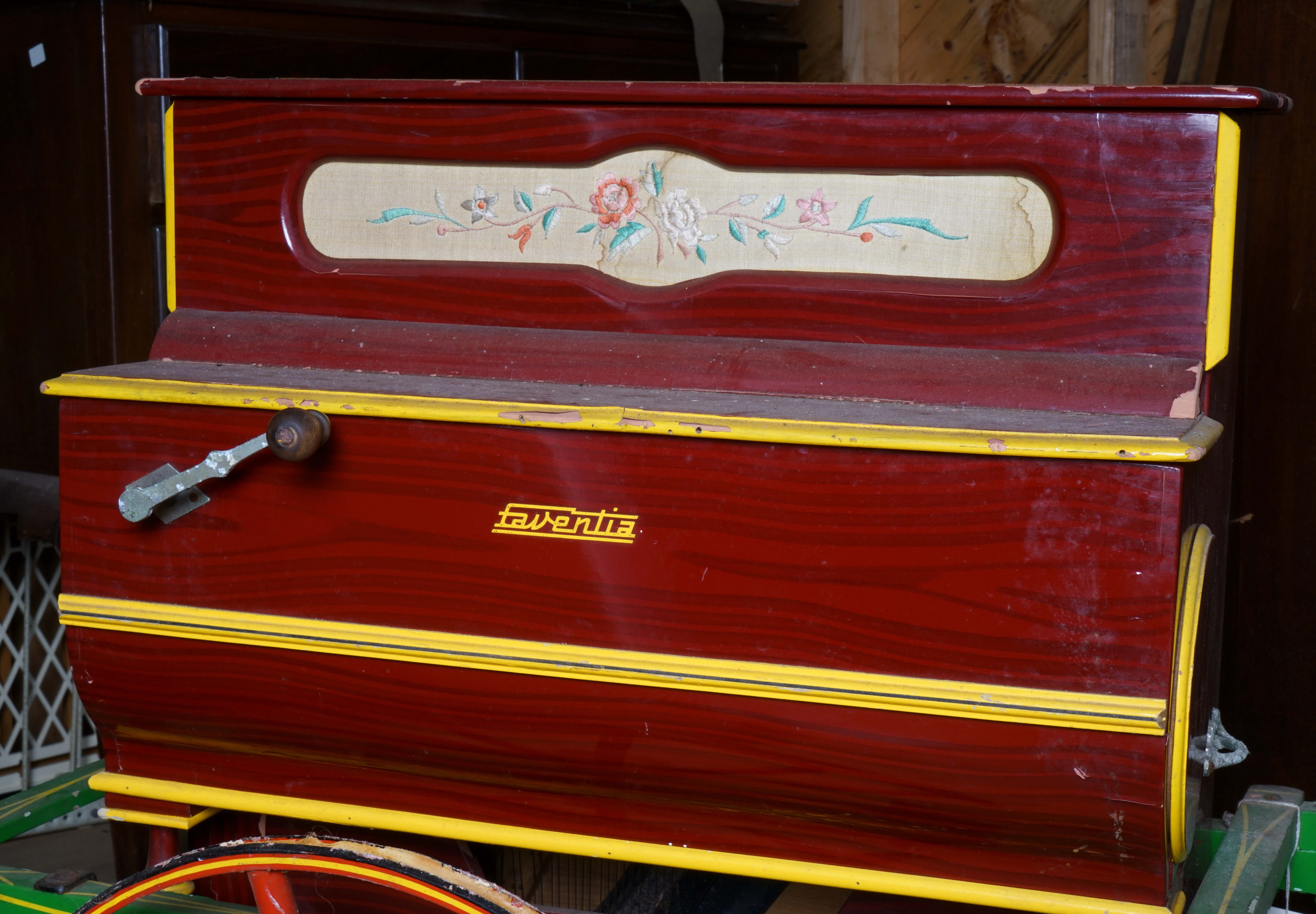 Vintage Faventia Barrel Piano