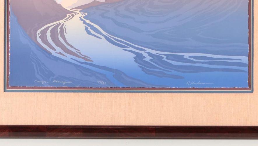 Ron Hoeksema Limited Edition Serigraph "Canyon Passage"