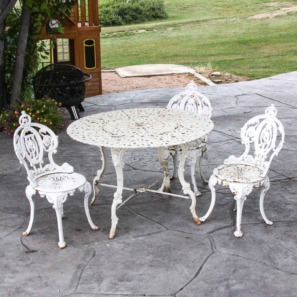 Vintage Cast Iron Patio Furniture