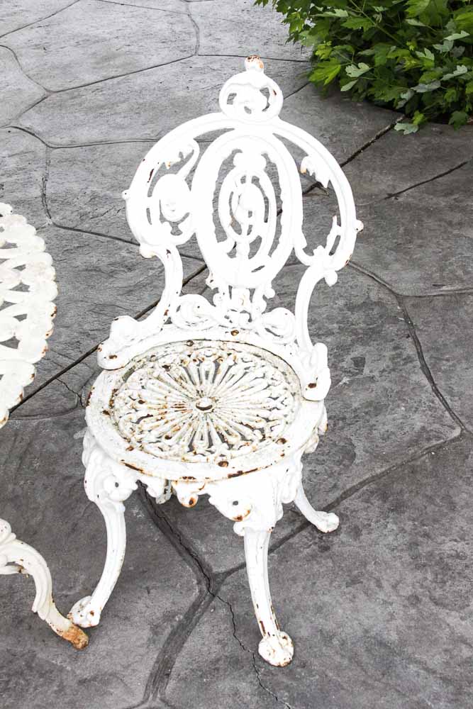 Vintage Cast Iron Patio Furniture