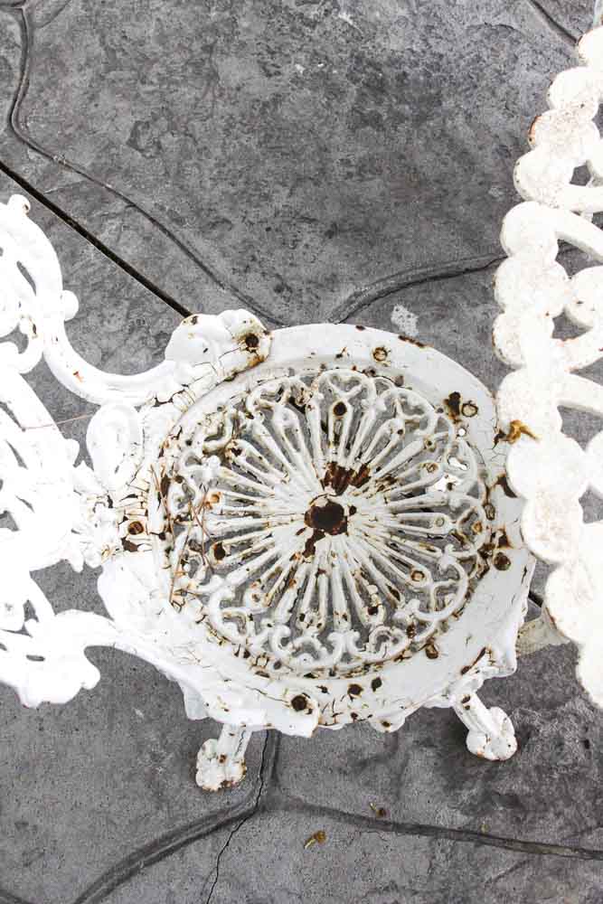 Vintage Cast Iron Patio Furniture