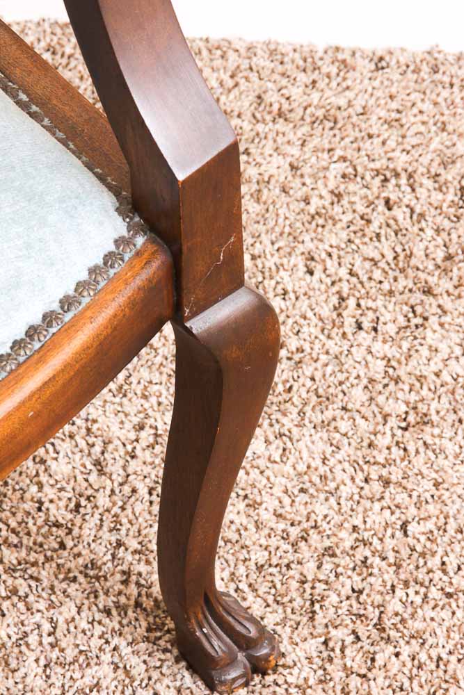 Vintage Edwardian Style Upholstered Settee