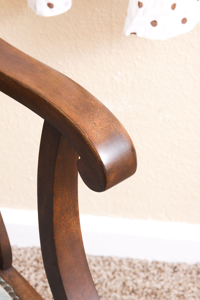 Vintage Edwardian Style Upholstered Settee