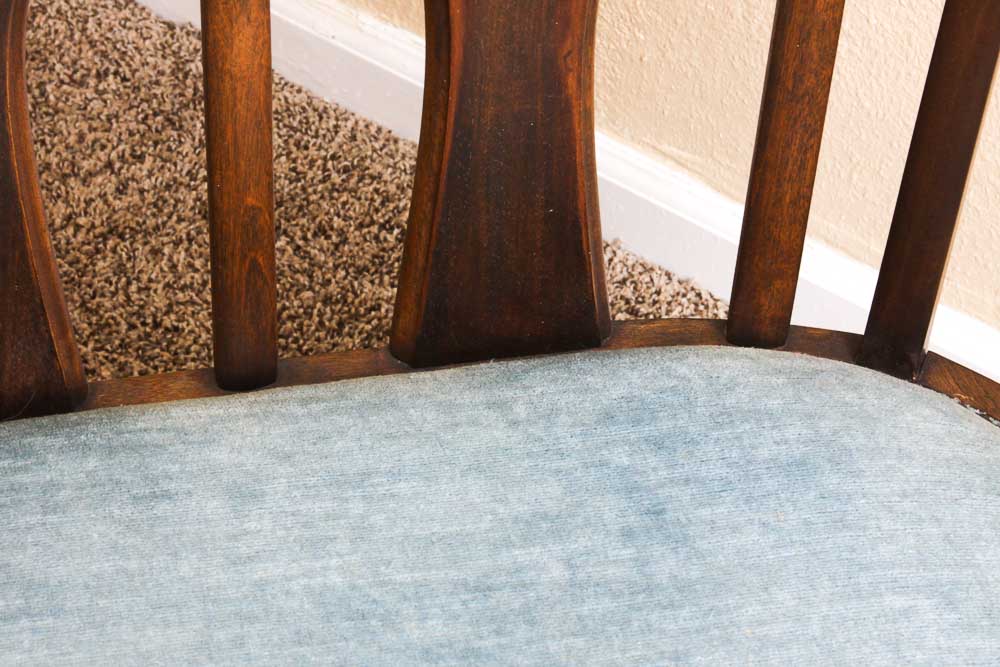 Vintage Edwardian Style Upholstered Settee