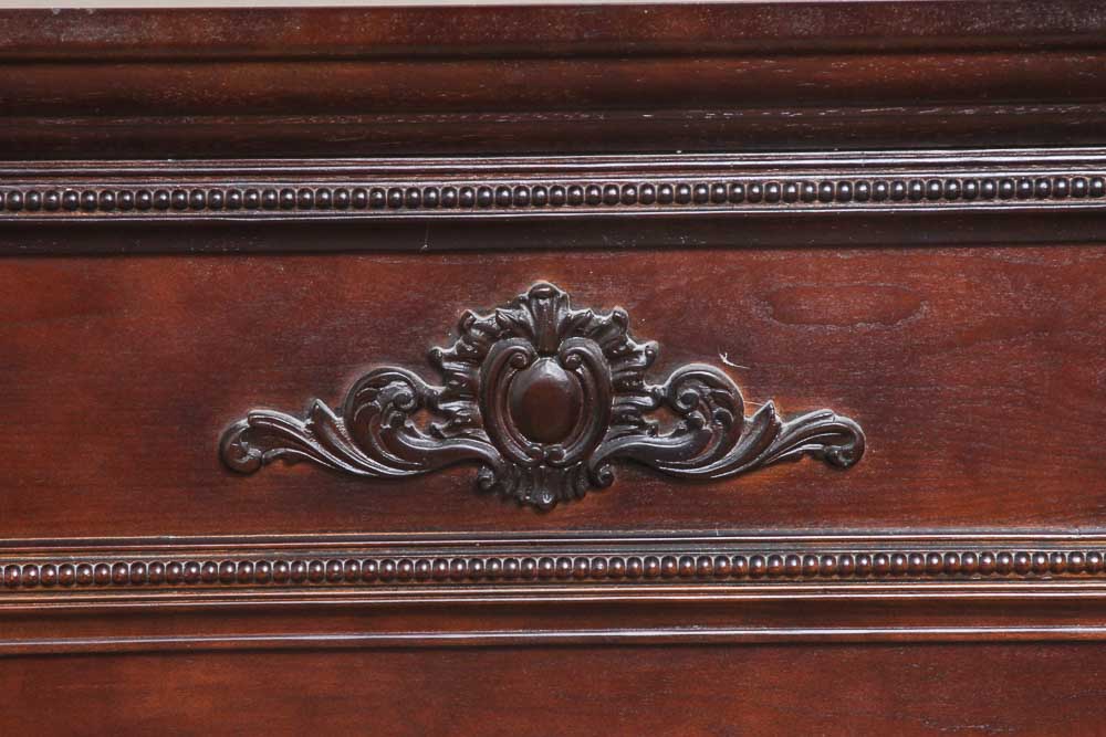 Faux Fireplace with Wooden Mantel