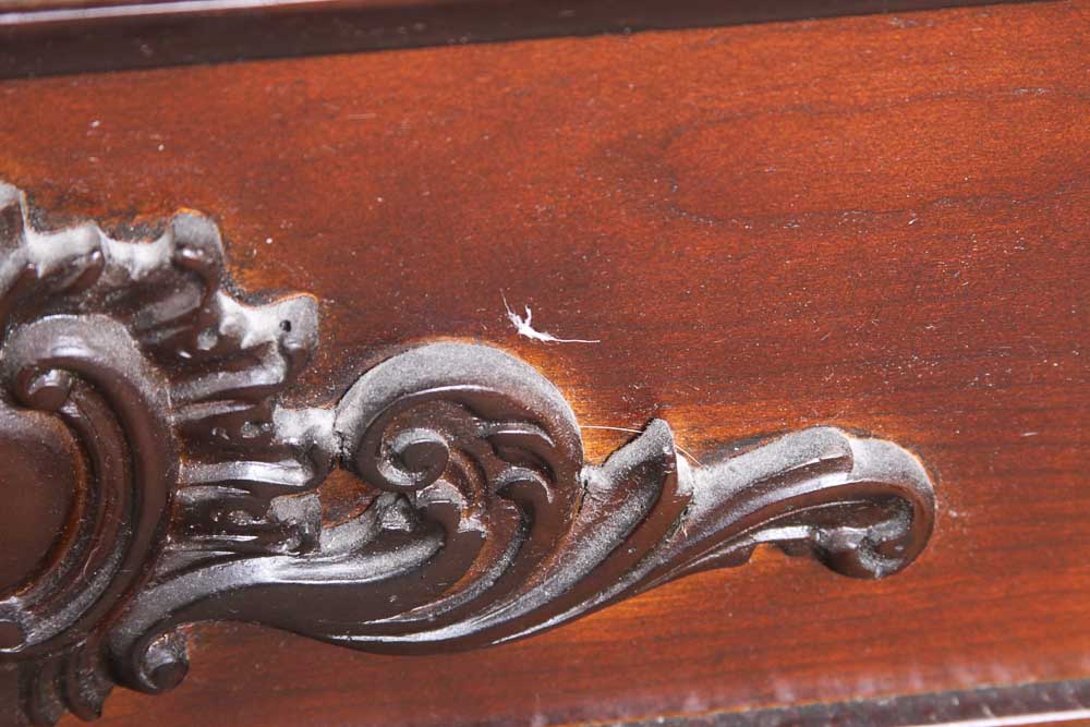 Faux Fireplace with Wooden Mantel