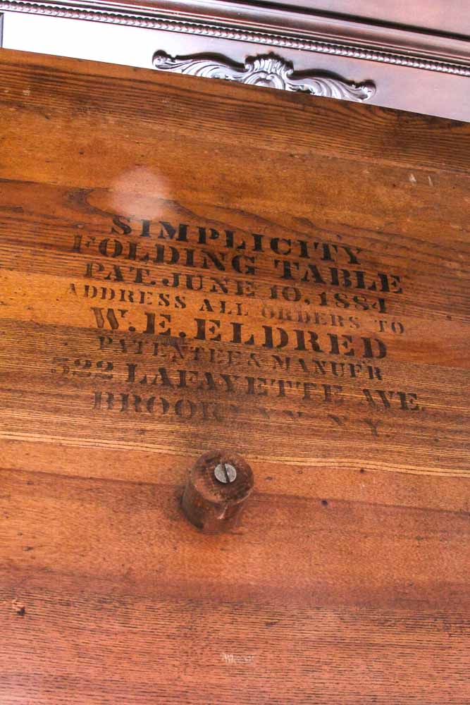 Antique Simplicity Folding Table