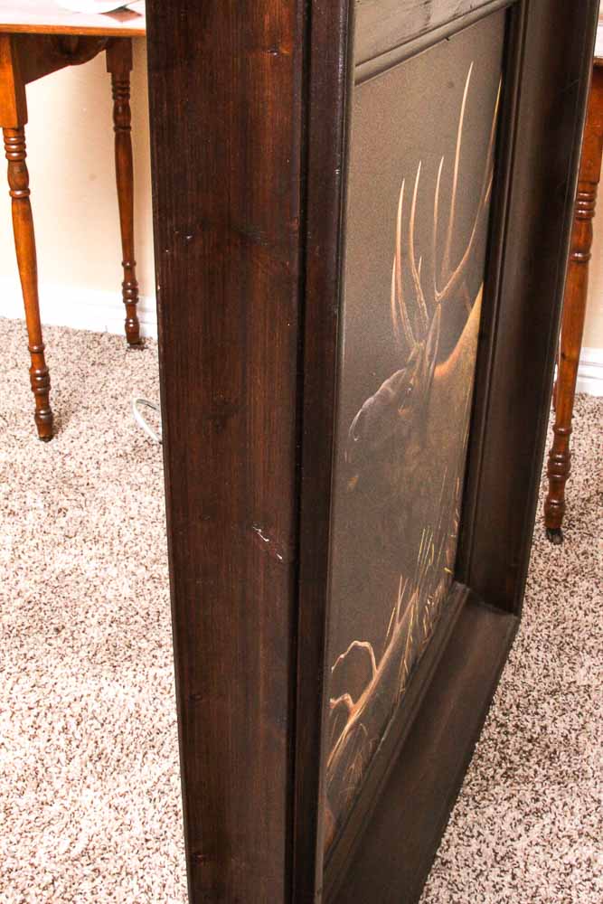 Leo Stans Giclée Print on Canvas "Elk Portrait"