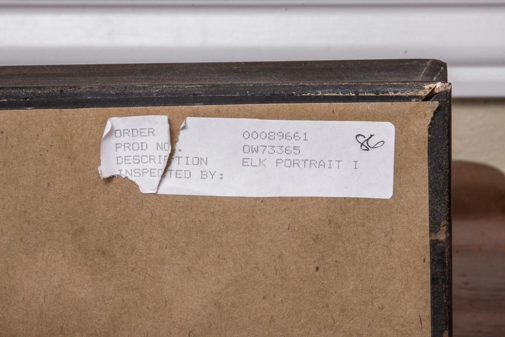 Leo Stans Giclée Print on Canvas "Elk Portrait"