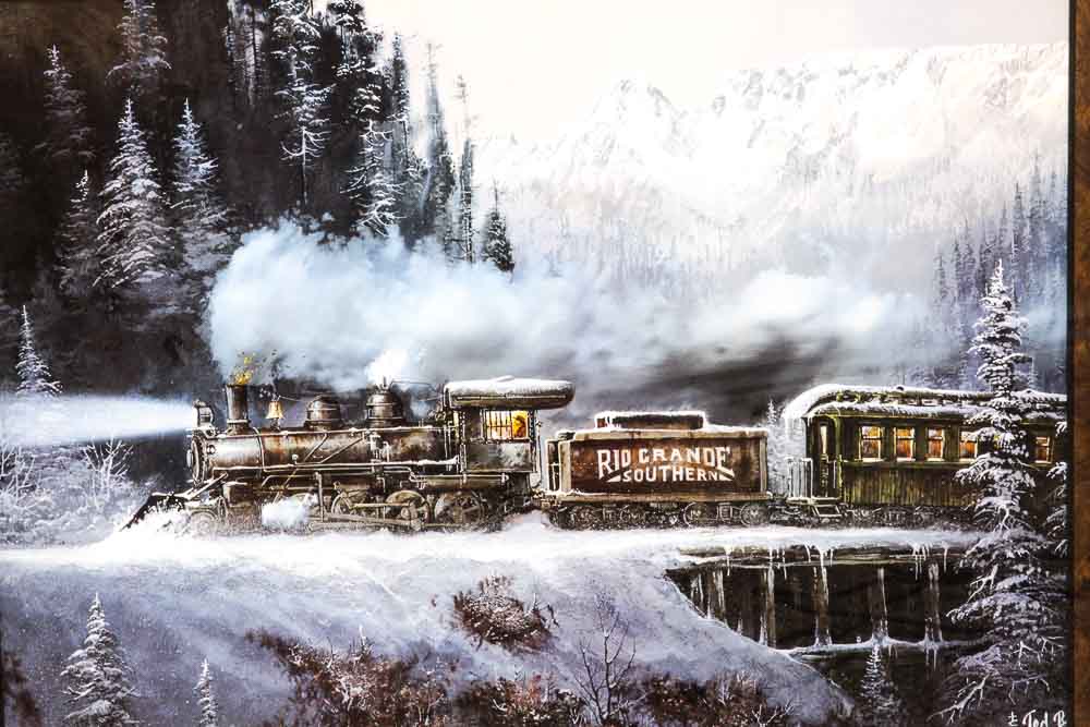 Ted Blaylock Offset Lithograph "Hardpull to Orway"