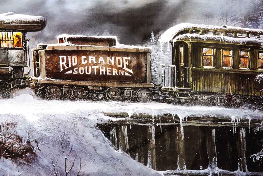 Ted Blaylock Offset Lithograph "Hardpull to Orway"