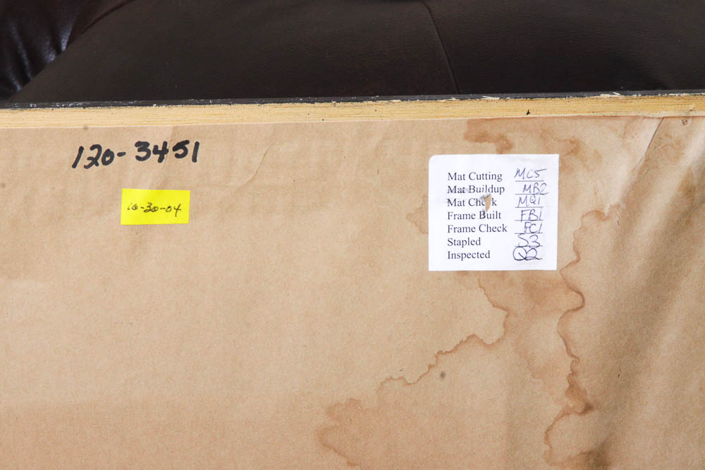 Ted Blaylock Offset Lithograph "Hardpull to Orway"