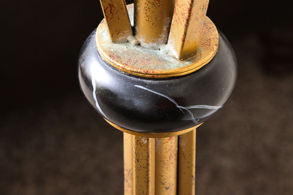 Ornate Metal Floor Lamp