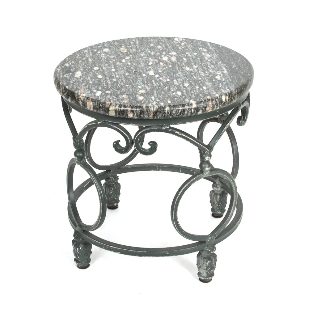 Small Stone Top Table