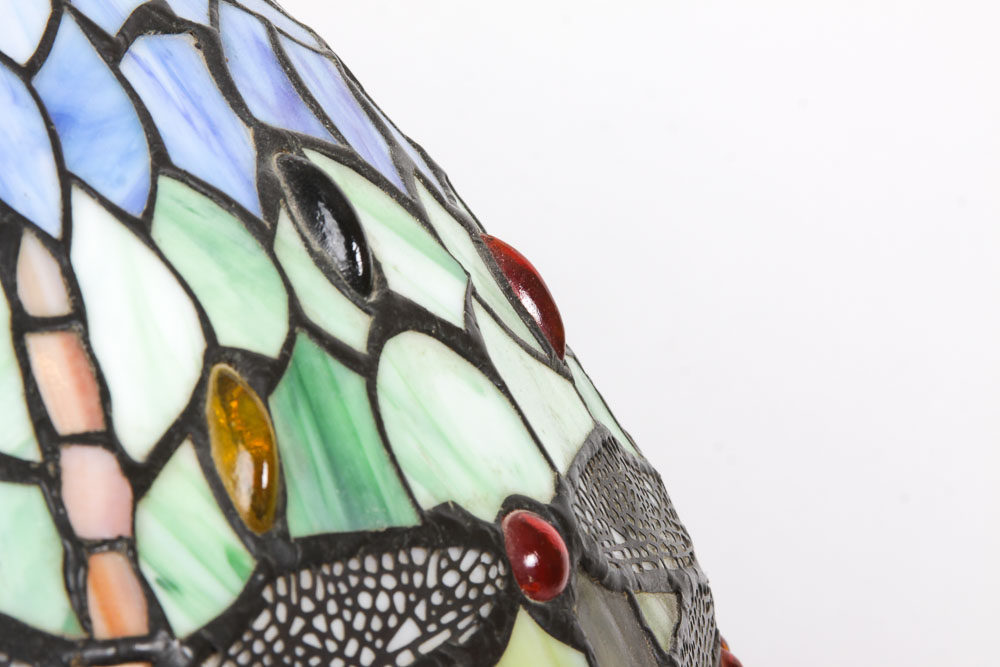 Tiffany Style Stained Glass Table Lamp