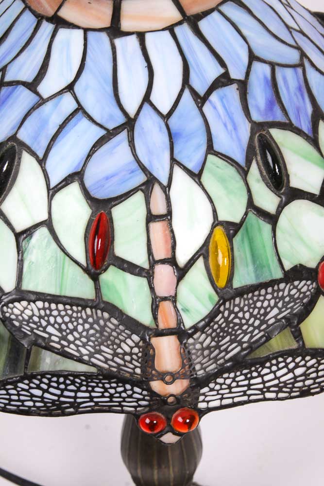 Tiffany Style Stained Glass Table Lamp