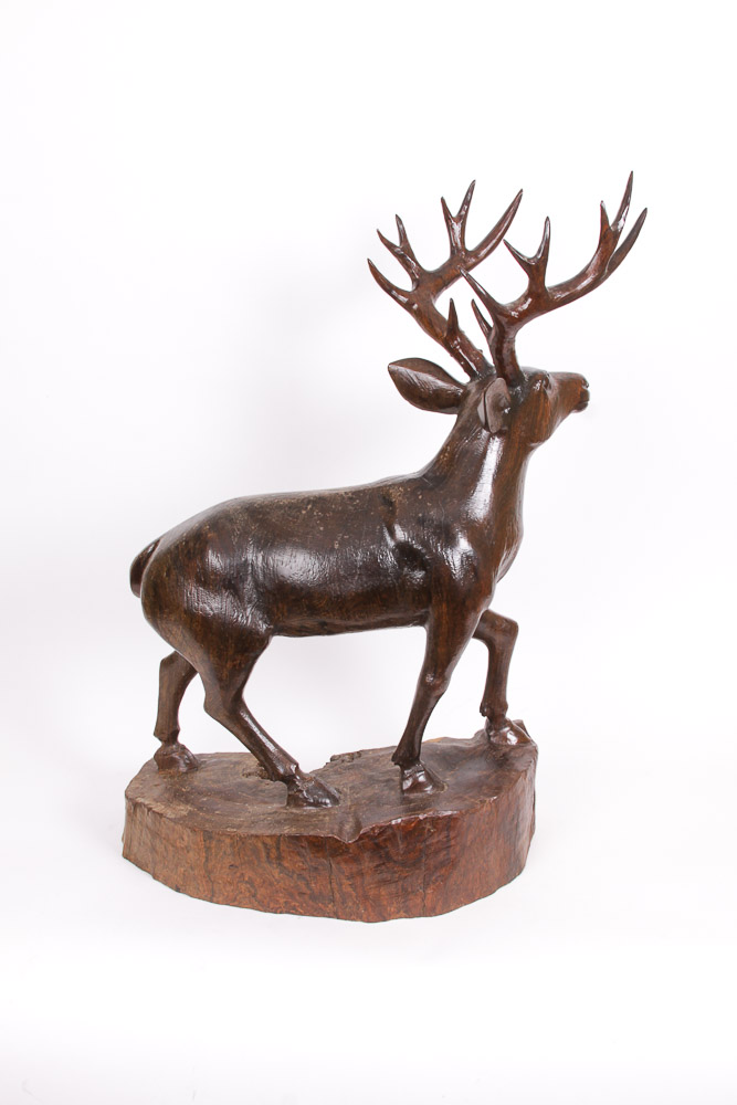 Carved Wooden Animal Figurines