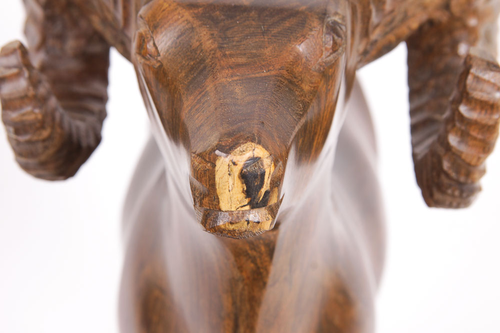 Carved Wooden Animal Figurines