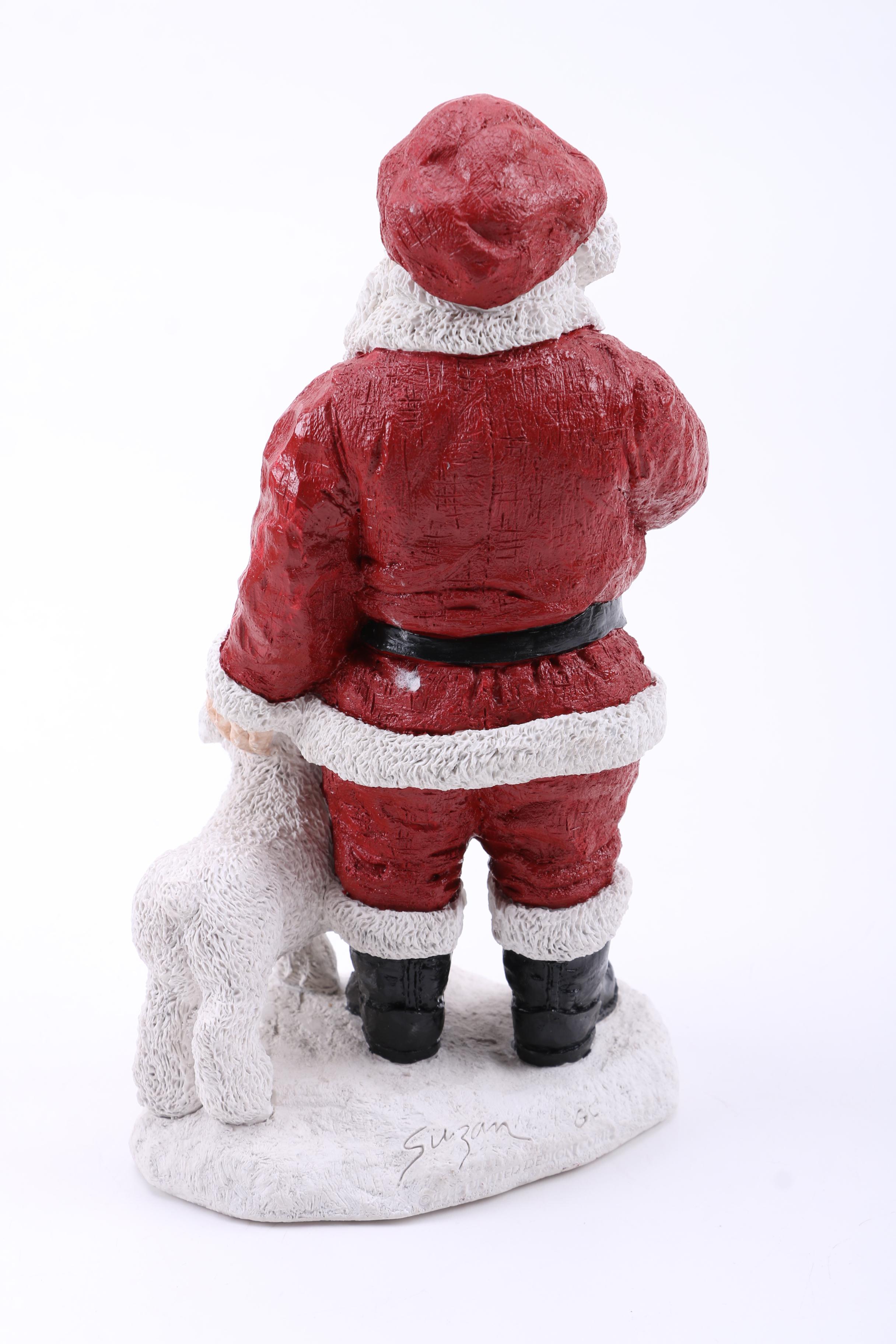 United Design Limited Edition Ceramic Santa Clause Figurines