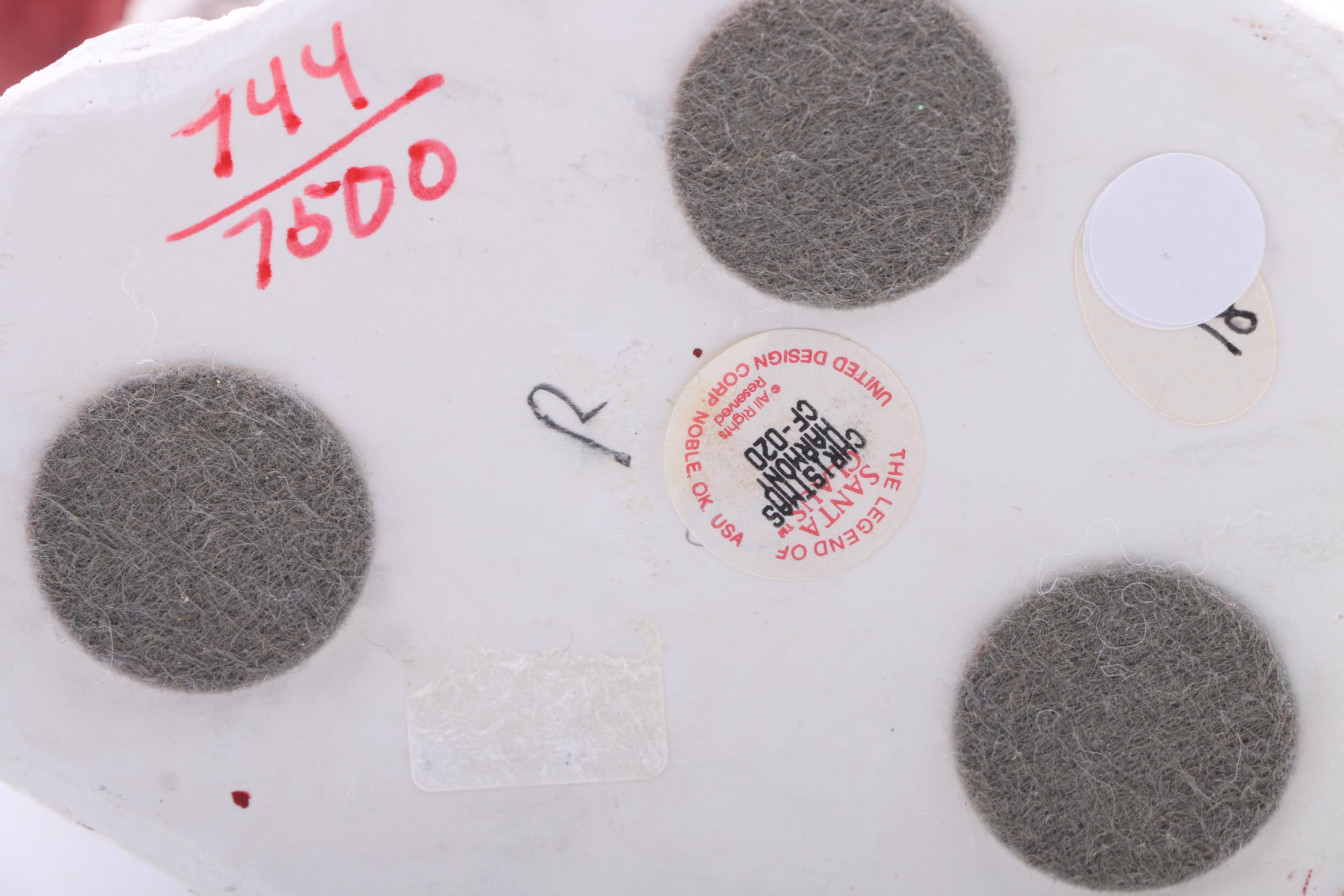 United Design Limited Edition Ceramic Santa Clause Figurines