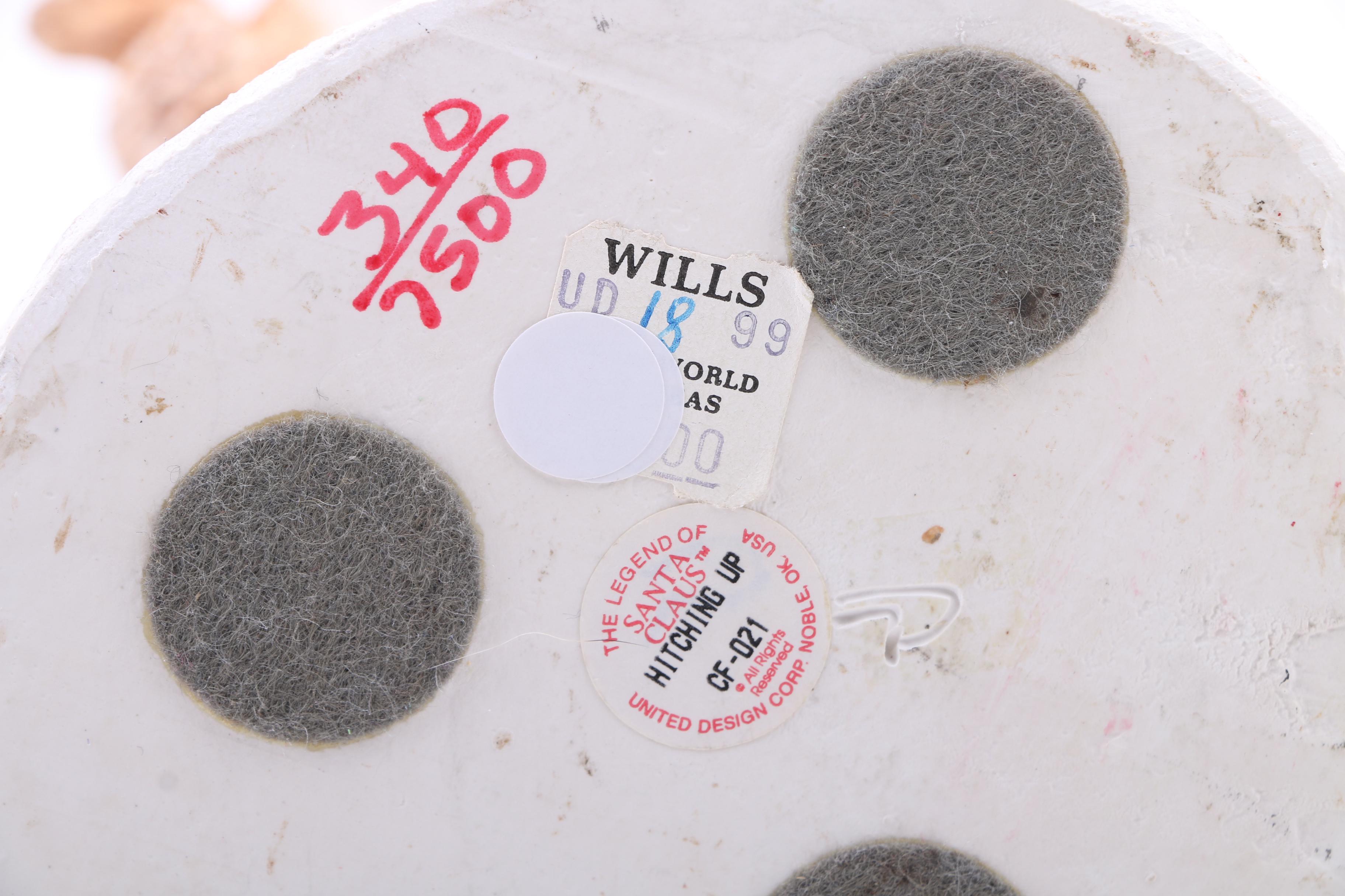 United Design Limited Edition Ceramic Santa Clause Figurines