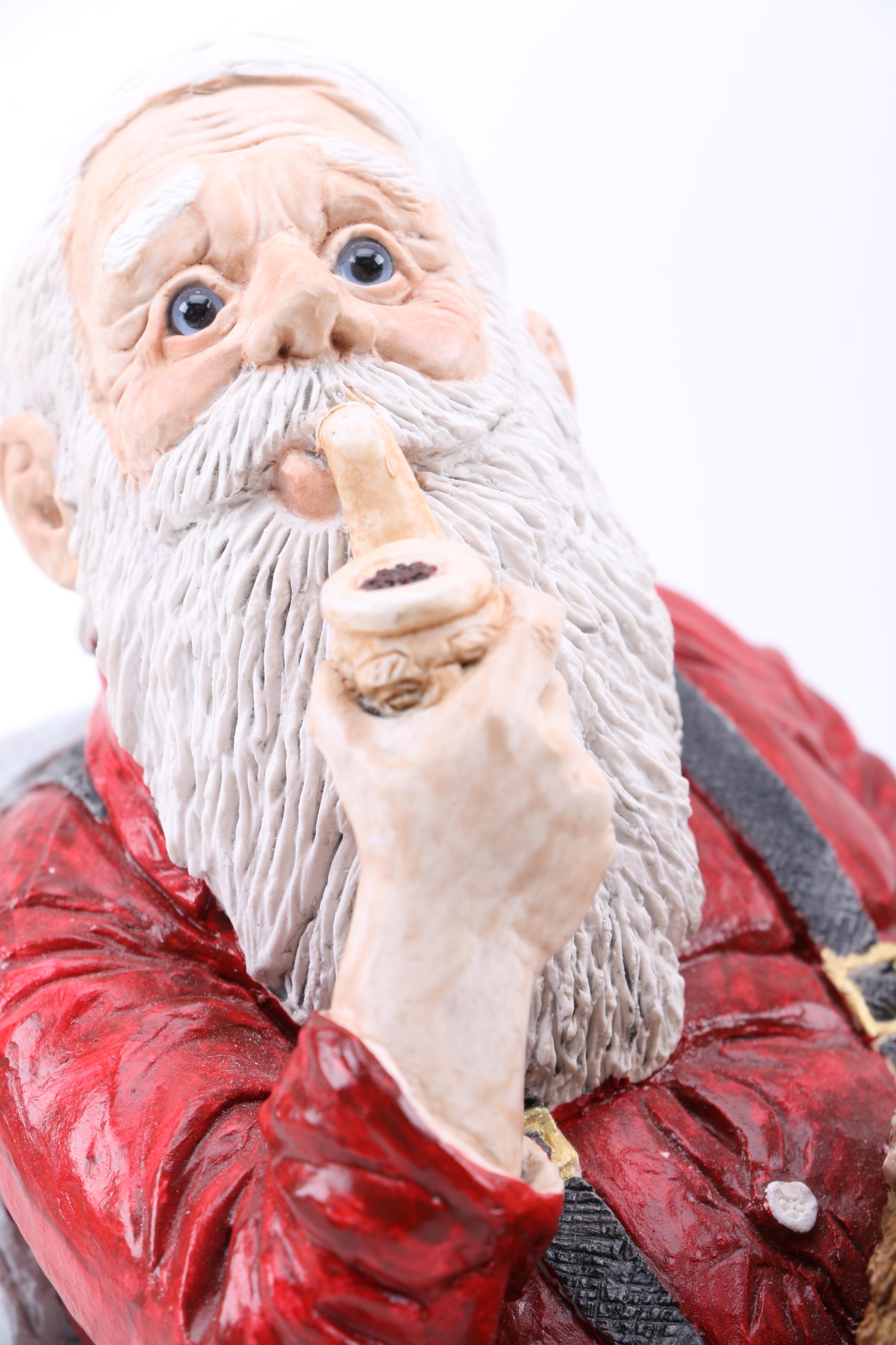 United Design Limited Edition Ceramic Santa Clause Figurines