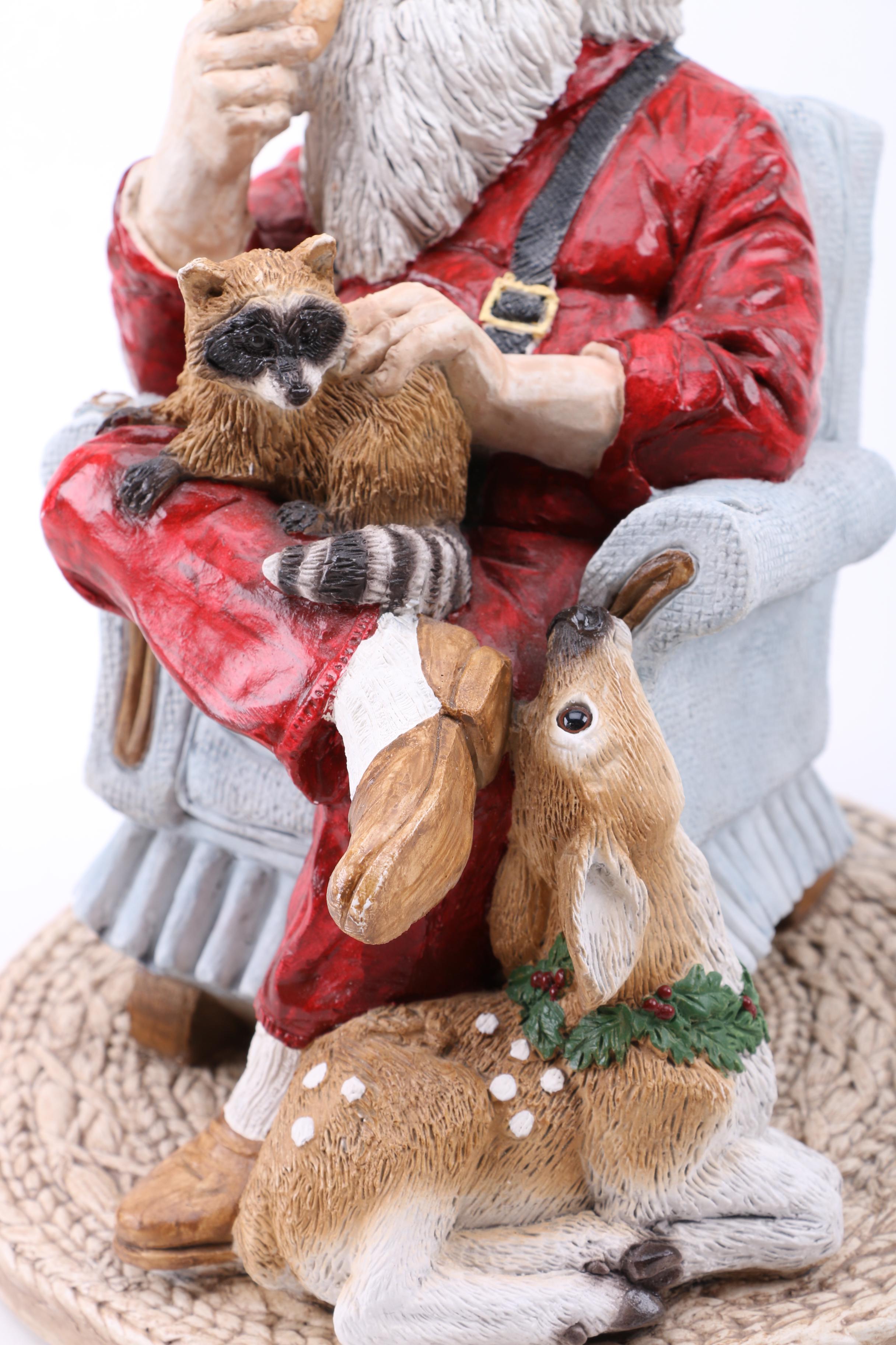 United Design Limited Edition Ceramic Santa Clause Figurines