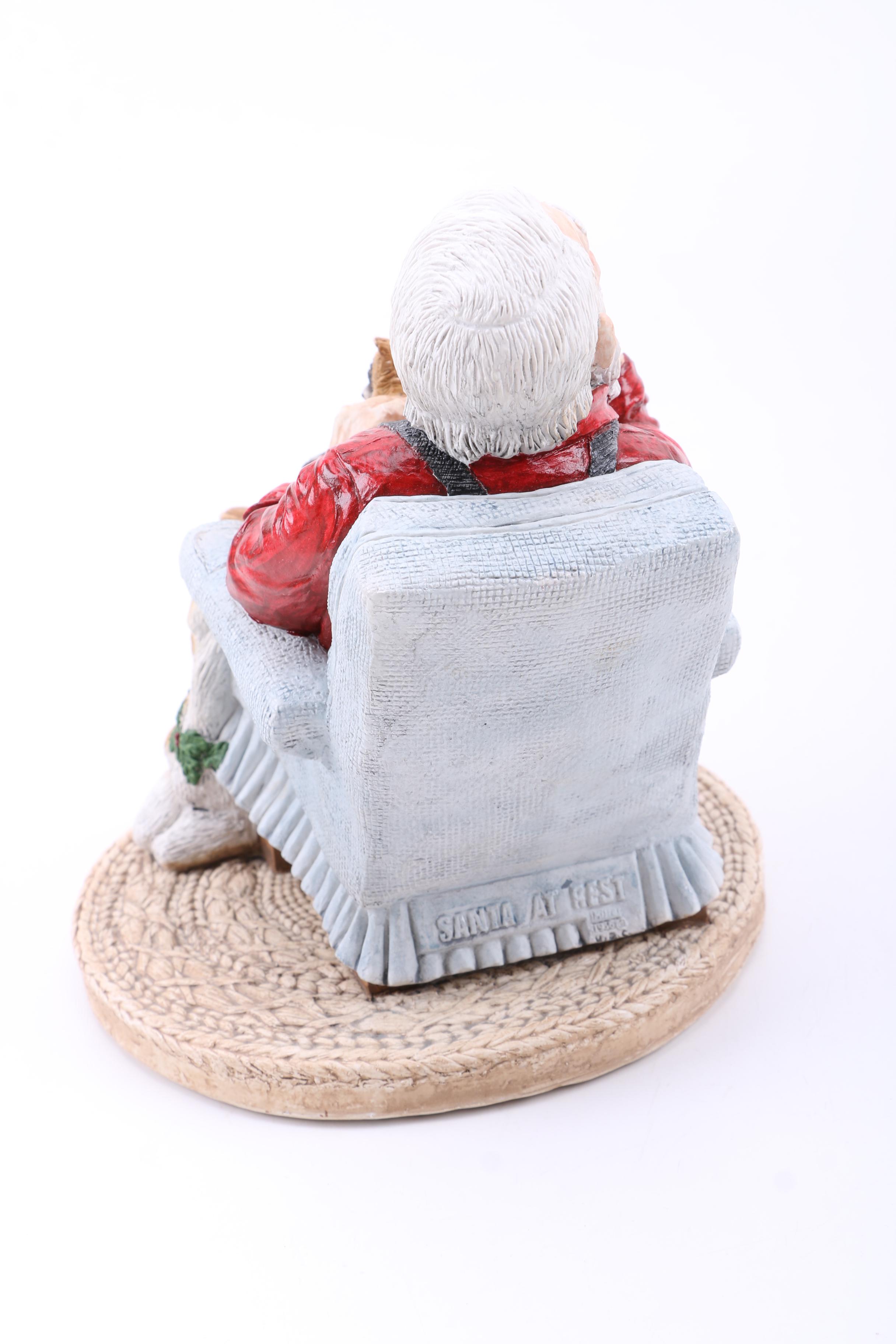 United Design Limited Edition Ceramic Santa Clause Figurines