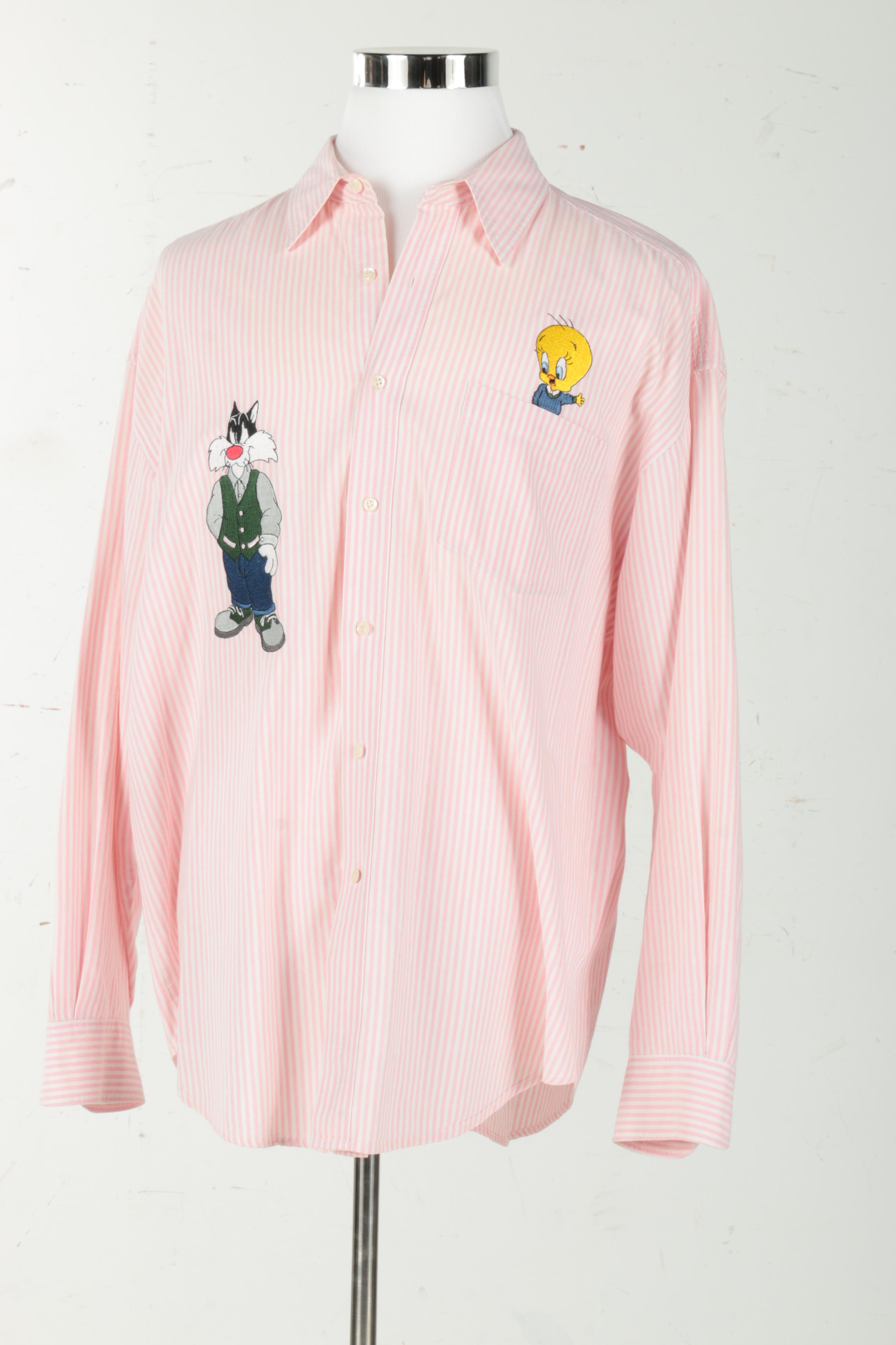 Acme Clothing Co. Men's Looney Tunes Dress Shirt