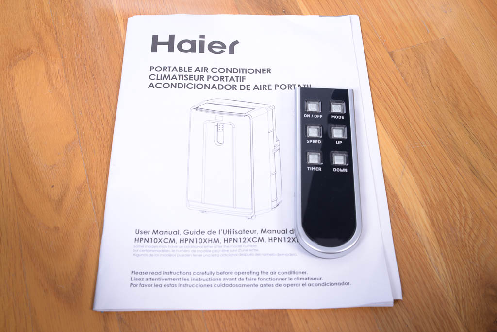 Haier Portable Air Conditioner and Lasko Tower Fan