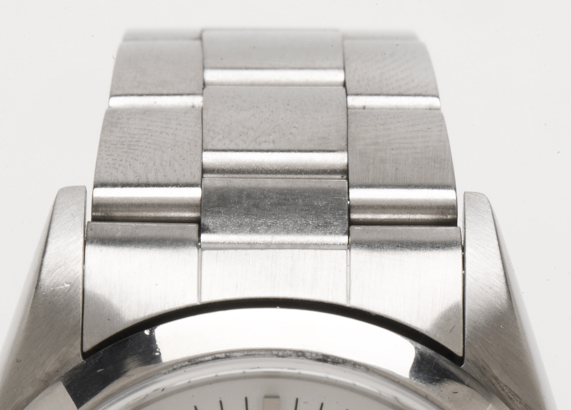 Rolex Perpetual Air-King Stainless Steel White Roman Automatic