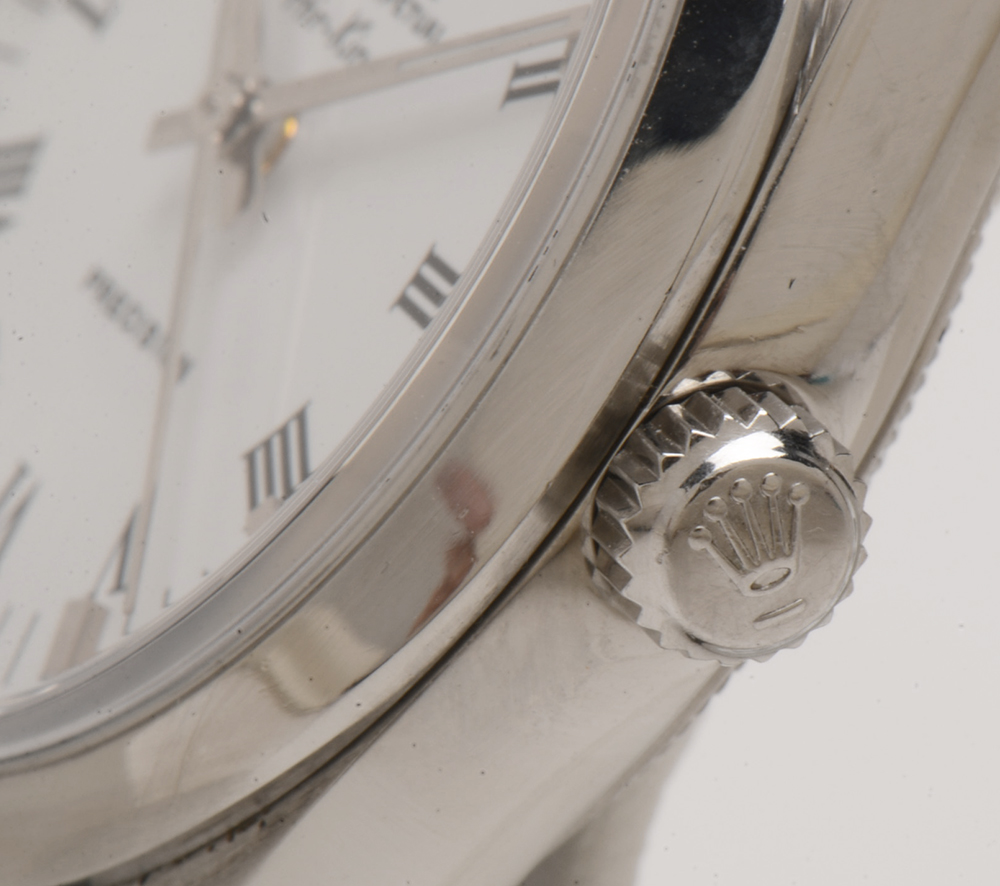 Rolex Perpetual Air-King Stainless Steel White Roman Automatic